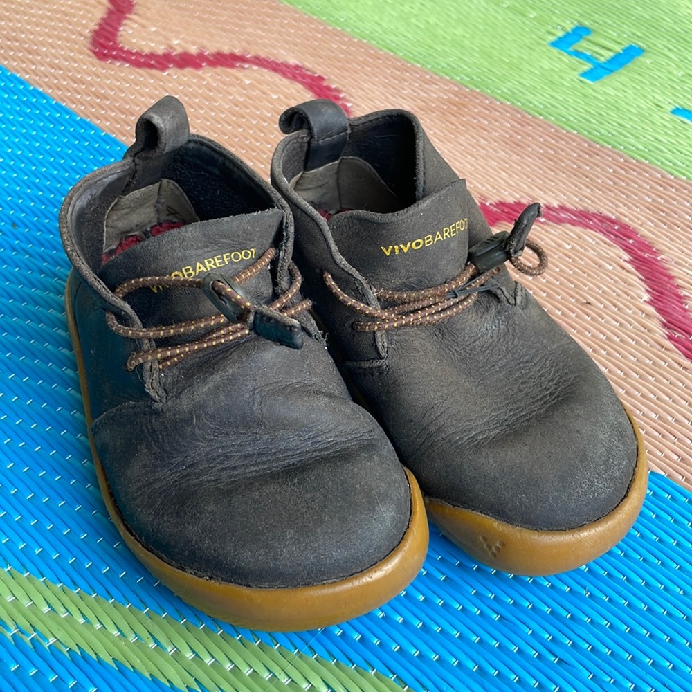 Vivobarefoot kids leather Gobi boots